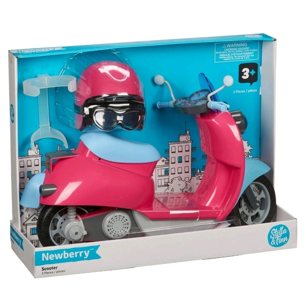 Stella & Finn Newberry Scooter for 18-in Dolls, Toy Figure for Kids, Ages 3+ NEW